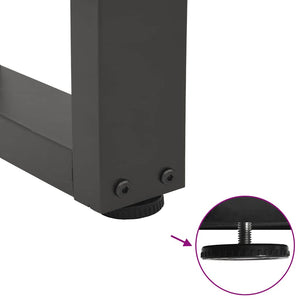 Soffbordsben V-formade 2 st antracit 50x(30-31,3) cm stål