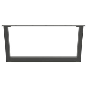 Soffbordsben V-formade 2 st antracit 70x(30-31,3) cm stål