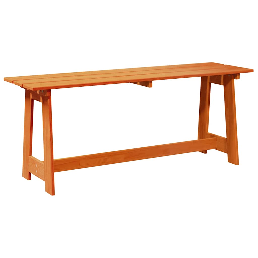 Utomhusbänk Brun 119 x 37 x 47 cm Massiv furu