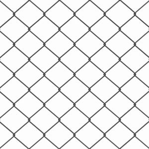 Stängselstolpe Grå 25 x 0,6 m (40 x 40 mm nät) Stål och PVC