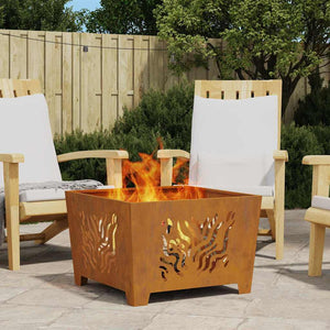 Eldstad Brun 60 x 60 x 40 cm Stål