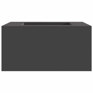 Eldstad Svart 80 x 80 x 40 cm Kallvalsat stål