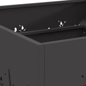 Eldstad Svart 60 x 60 x 30 cm Stål