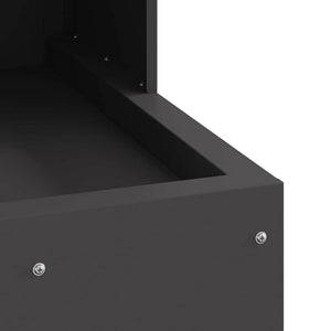 Eldstad Svart 50 x 50 x 100 cm Stål