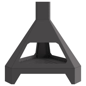 Eldstad Svart 50 x 43 x 52 cm Stål