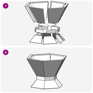 Eldstad Svart 50 x 50 x 40 cm Stål