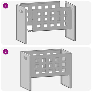 Eldstad Svart 50 x 30 x 40 cm Stål