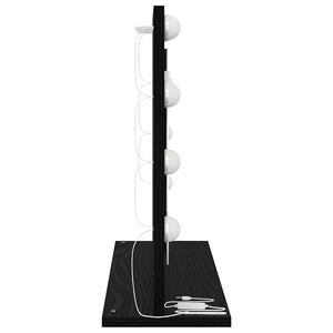 Smink Spegel Svart Ek 60 x 45 x 18 cm Glas och konstruerat trä