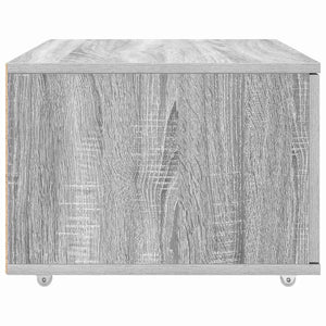 Lådans skåp med hjul Grå Sonoma 55 x 45 x 31 cm