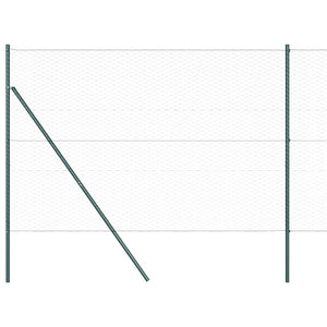 Stängselstolpe Grön 50 x 1,5 m (36 mm maskor) Stål och PVC