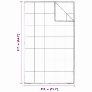 2-i-1 Duntäcke Vit 135 x 220 cm Fjäder