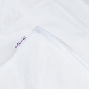 2-i-1 Duntäcke Vit 155 x 220 cm Fjäder