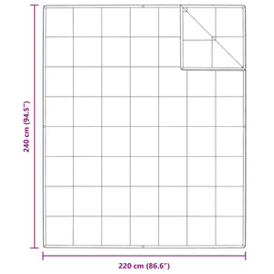 2-i-1 Duntäcke Vit 240 x 220 cm Fjäder