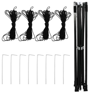 Växthus med tak med lagring Grön 200 x 200 x 300 cm Järn