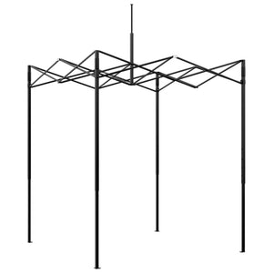 Växthus med tak med lagring Grön 200 x 200 x 300 cm Järn