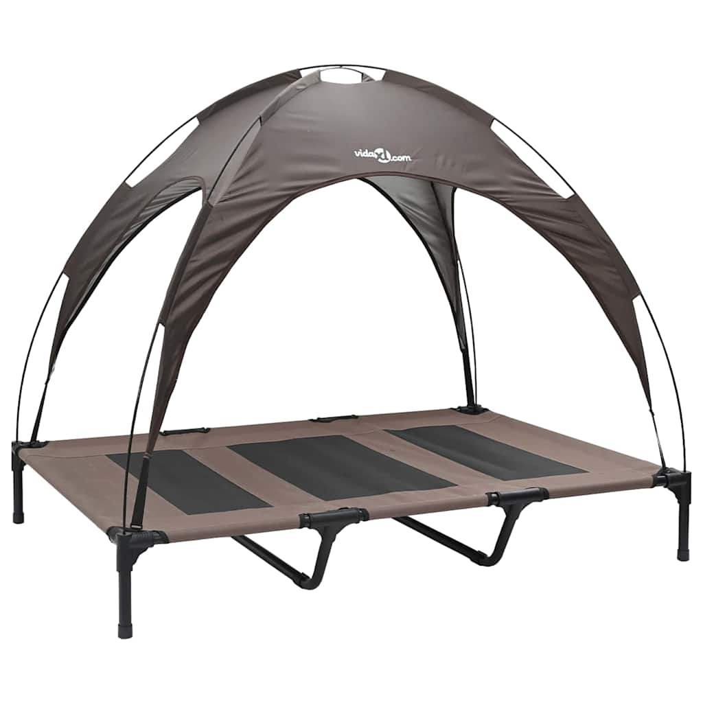 Hundsäng Brun xl Stål