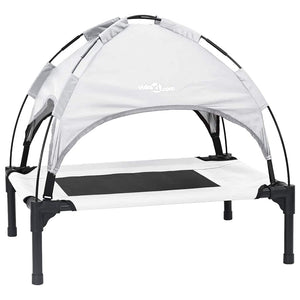 Hundsäng Silvergrå s Stål