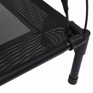 Hundsäng Svart l Stål