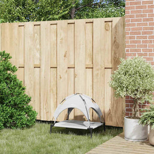 Hundsäng Silvergrå s Stål