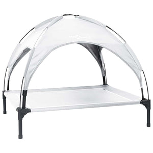 Hundsäng Silvergrå xl Stål