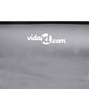 Hundsäng Ljusgrå 75 x 75 x 30 cm Stål