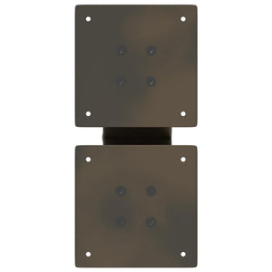 Soffbordsben X-formade 2 st naturstål 40x(30-31) cm stål