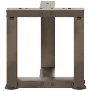 Soffbordsben T-formade 2 st svarta 30x25x(30-31) cm stål