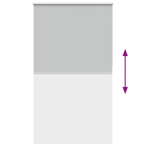 Rullgardin mörkläggning ljusgrå 140x230 cm tyg bredd 136,6 cm