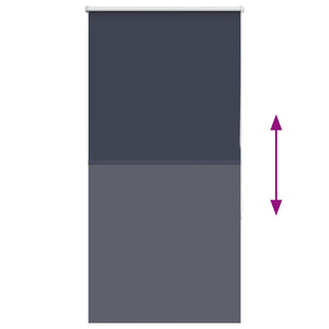 Rullgardin mörkläggning marin 65x130 cm tyg bredd 60,7 cm