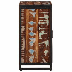 Skänk flerfärgad 55x35x70 cm massivt återvunnet trä