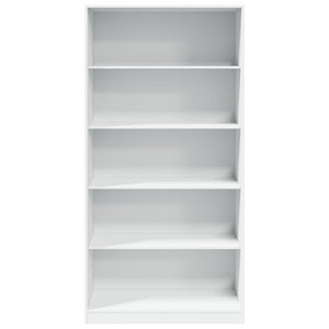 Garderob vit 100x50x200 cm konstruerat trä