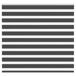 Rullgardin zebra svart 160x150 cm tyg bredd 155,9cm polyester