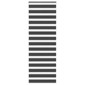 Rullgardin zebra svart 85x200 cm tyg bredd 80,9 cm polyester