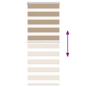 Rullgardin zebra 55x100 cm tyg bredd 50,9 cm polyester