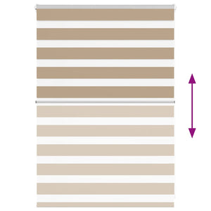 Rullgardin zebra 95x100 cm tyg bredd 90,9 cm polyester