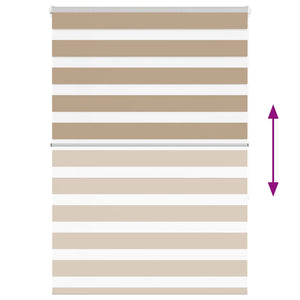 Rullgardin zebra 100x150 cm tyg bredd 95,9 cm polyester