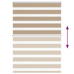 Rullgardin zebra 110x150 cm tyg bredd 105,9 cm polyester