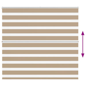 Rullgardin zebra 165x150 cm tyg bredd 160,9 cm polyester