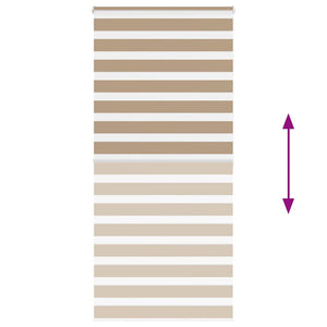 Rullgardin zebra 95x200 cm tyg bredd 90,9 cm polyester