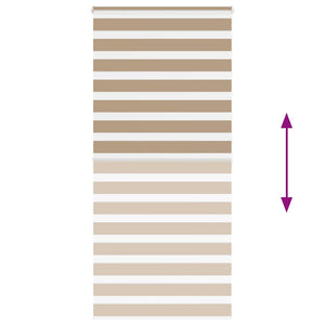 Rullgardin zebra 115x200 cm tyg bredd 110,9 cm polyester