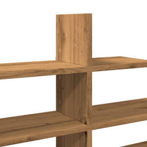 Vägghylla ek 124,5x18x60,5 cm konstruerat trä