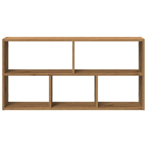 Vägghylla ek 100x25x50 cm konstruerat trä