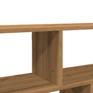 Vägghylla ek 100x25x50 cm konstruerat trä