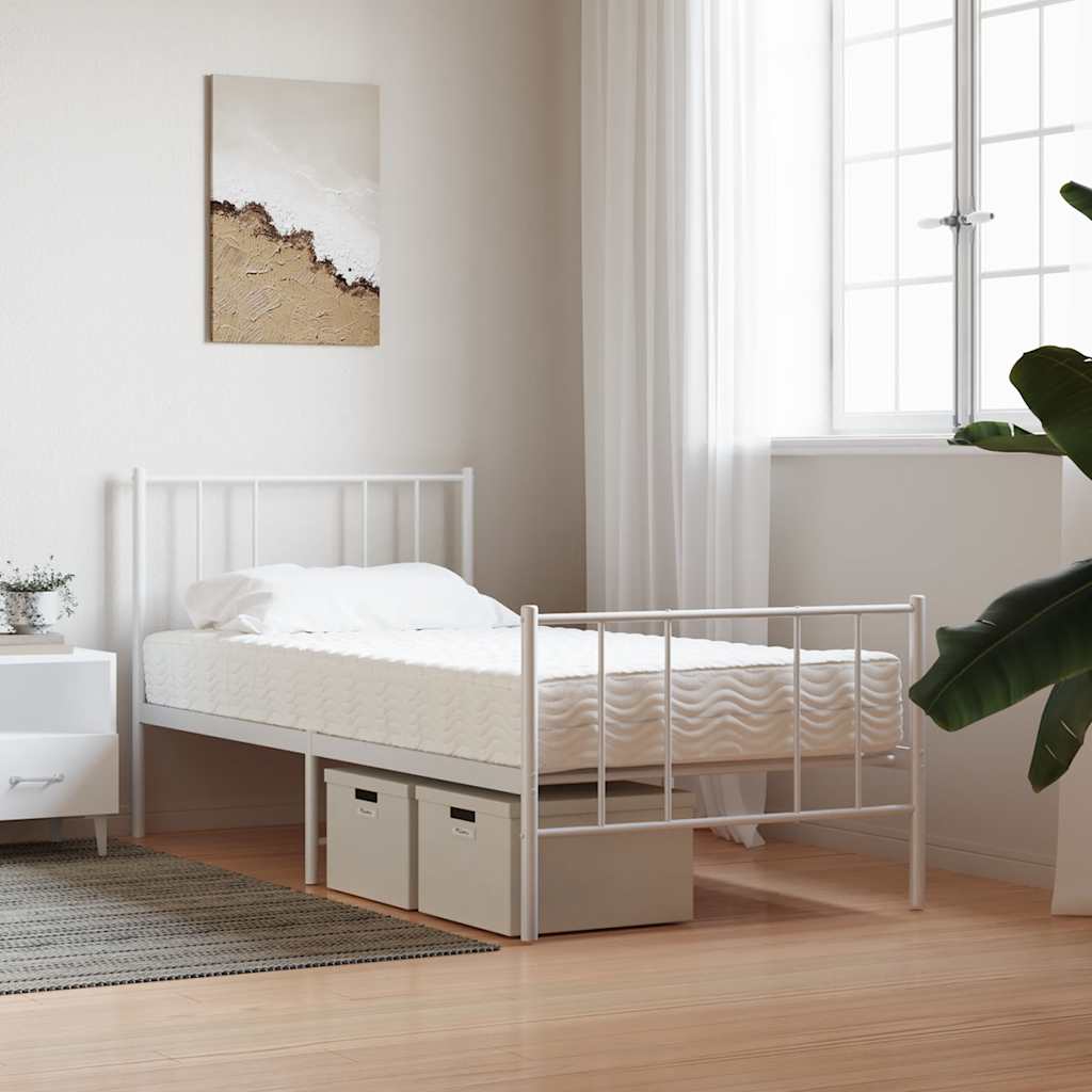 Skummadrass för barn vit 80x160 cm hårdhet H2 H3