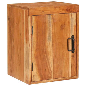 Sängbord 2 pcs Brun 35 x 33 x 48 cm Massivt Trä Akacia