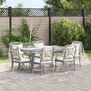 Klar presenning med öljetter 3x5 m PVC