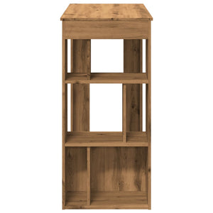 Barbord med hyllor artisian-ek 102x50x103,5 cm konstruerat trä