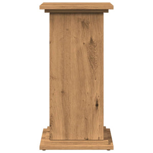 Piedestal med förvaring ek 31x30x60 cm konstruerat trä