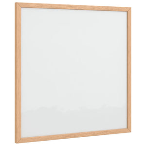 Magnetisk whiteboard med ram i massiv furu 40x40 cm