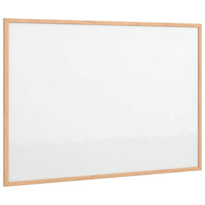 Magnetisk whiteboardtavla med massiv fururam 80x55 cm